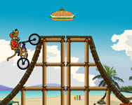 Scooby Doo beach BMX scooby-doo HTML5 jtk