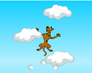 Scooby Doo jumping clouds