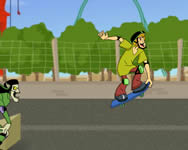Scooby Doo skate race